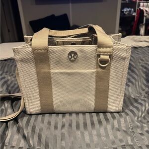 Lululemon two tone canvas tote